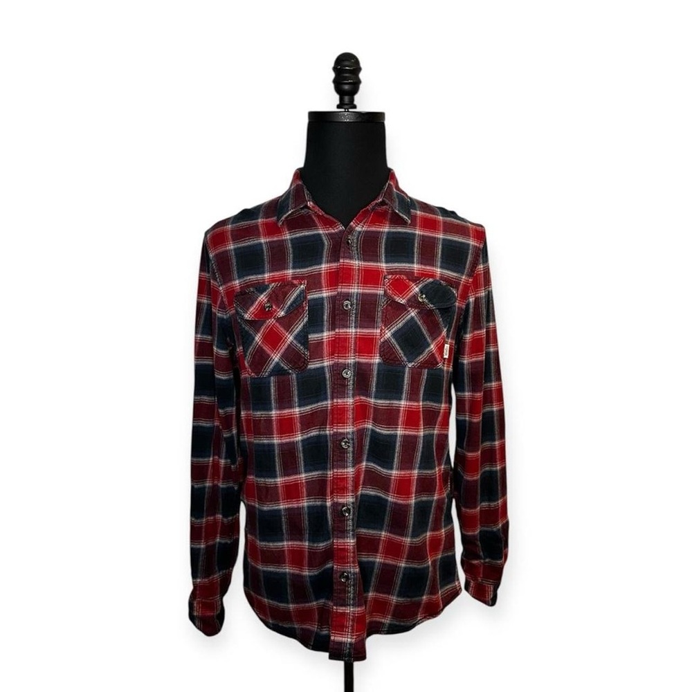 Vans Off the Wall Men's Tailored Fit Plaid Flannel Shirt